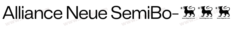 Alliance Neue SemiBo字体转换 Alliance Neue SemiBo字体转换